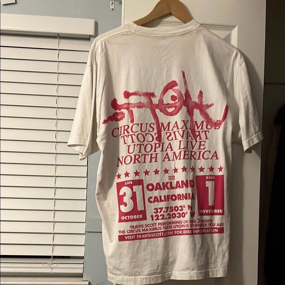 Travis Scott Utopia Live T-Shirt - White